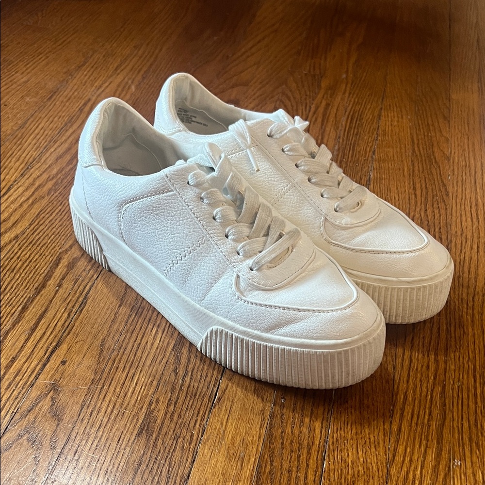 Classic White Leather Sneakers